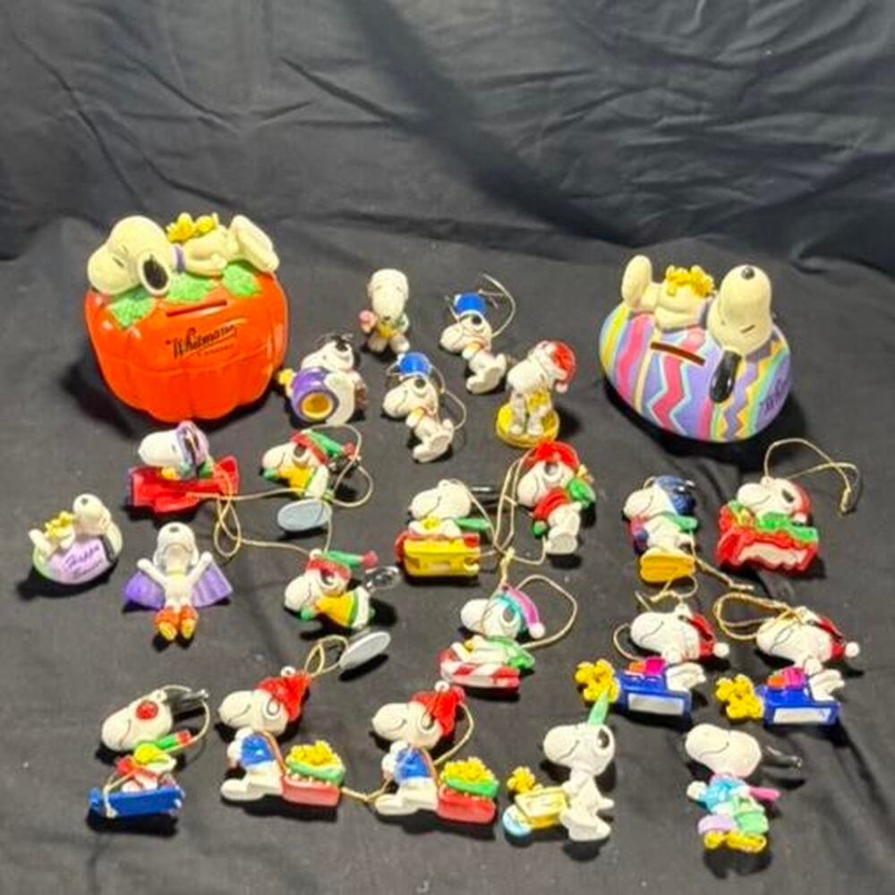🚨 VINTAGE COLLECTIBLE PEANUTS SNOOPY PACKAGE DEAL!!! 🐕